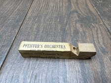 Vintage Advertisement Whistle PFEIFFERS ORCHESTRA TOLEDO OHIO PALMETTO AVE picture