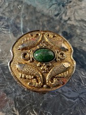Compact Rare Vintage 1960's Max Factor Golden Seas Fishπ π Collectors π₯π₯π₯ picture