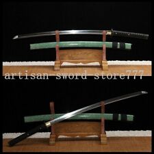 Very Sharp Clay Tempered Blade Japanese Katana Sword Full Tang T10 Carbon Steel picture