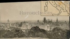 1919 Press Photo Distant view of the City of Fiume in Italy - lra81047 picture