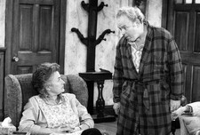 Maude visits with Archie Bunker in the Cousin Maude's Visit episod- Old Photo 1 picture