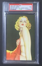 1941 Mutoscope All American Girls Pinup PRESENT ARMS (MS183) Devorrs  - PSA 7 picture
