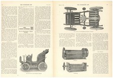 1902 Story & Pics F&B of Pgs: De Dion Bouton Electric Carriage, 1060 lb. Battery picture