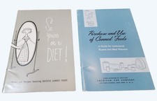 Vintage Pre Zip-Code Diet & Canned Food Guides By American Can Company Menus picture