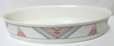 Mikasa Intaglio Santa Fe Vintage Southwest Blanket Oval baking serving bowl 12 W picture