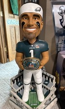 Jalen Hurts Philadelphia Eagles Super Bowl LIX Champions 3 Foot Bobblehead 6/50 picture