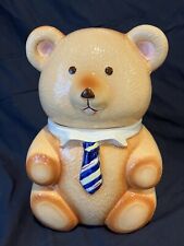 Vintage Bear with Tie Cookie Jar picture