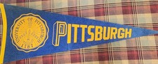 Vintage University Of Pittsburgh Pendant Felt w/crease picture