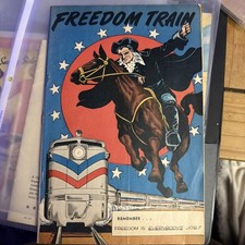 FREEDOM TRAIN (Street & Smith 1948) VF Bob Powell Cover picture