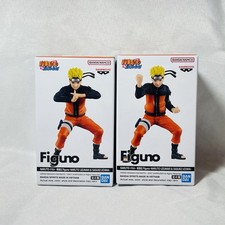 Bandai Spirits Naruto Shippuden Figuno Figure Naruto Uzumaki A & B Set of 2 picture