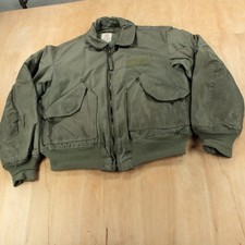 vtg 1995 ALPHA INDUSTRIES 45/P Cold Weather Flyer's aramid bomber jacket LARGE picture