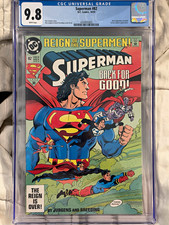 Superman #82 CGC 9.8 1993 Reign of the Supermen DC Jurgens Breeding KEY Issue picture