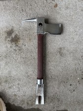 E33- vintage Paratech Pry Axe #3219316 Fire fighting tool USA w/ sheath picture