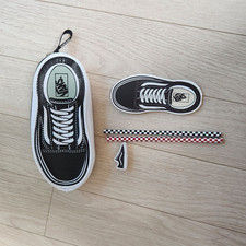 Vans Old Skool Sneaker Pencil Case Stationery Set Promo Gift Black White picture