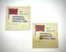 Vintage Confederate Centennial Commemorative Coin Collection x2 picture
