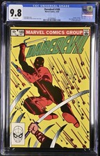 Daredevil #189 CGC 9.8 White Pages, 1982 MCU App Black Widow Death of Stick picture