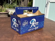 Vintage 1960's Rainier Not So Light Six Pack Beer Carton Carrier Sicks Brewing picture