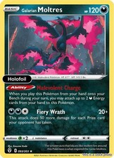 Galarian Moltres : SWSH07 Holofoil - 093/203 Near Mint picture