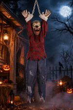 36 Inch Chained Shaking Werewolf Halloween Animatronic Decoration picture