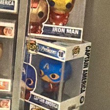 Four mini Funko pop picture