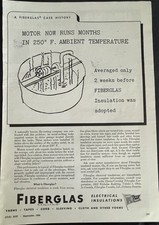Book Clipping  Vint Mining Print Ads (4) Fiberglas Quaker Rubber Bixby Zimmer picture