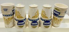 5 Vintage Packs DIXIE Cups Eagle Design total 40 cups 8 oz MIP picture