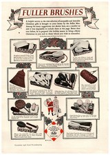 1926 Fuller Brushes Christmas Gift Print Ad Santa Claus picture