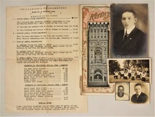 LOT antique MAX WANDRER EPHEMERA ARCHIVE 1924 US OLYMPIAN photos gym gymnastic picture
