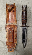 Vintage 1971 U.S. Military Camillus Jet Pilot Survival Knife Vietnam War picture