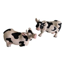 Vintage Plaster Cow Figurines picture