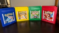 3D Printed Pokémon Gameboy Cartridge Giant Large Wall Art Pokémon 4 Piece picture