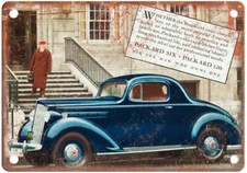 1937 Packard Vintage Automobile Ad Retro Look Reproduction Metal Sign A3217 picture