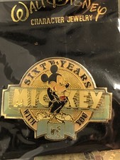 25 Disney Trading Pins - Sixty Years With You - Mickey Mouse Walt Disney Pin picture