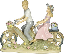 Fine Porcelain Figurine - I Take You for a Ride. picture
