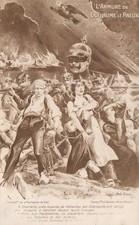 WW1 French Anti German Postcard L Armure De Guillaume Le Preux Andre Robert 1915 picture