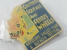 Vintage Collectible Pin: Antelope Valley Fair & Alfalfa Festival Ferris Wheels picture