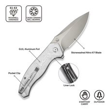 Civivi Linerlock Folding Knife 3.5