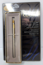 Vintage 1990s Parker Classic Flighter GT Ballpoint Pen Stainless Gold Sealed picture
