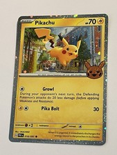 Pikachu Cosmic HOLO 4 🌀🌀🌀🌀 Swirls # 018 / 091 Pokemon Card RARE 💎 picture