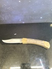 VTG BUCK 110 2 Dot 1974-1980 Cronatron Eagle Folding Hunter Pocket Knife USA  picture