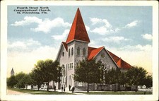 Fourth Street North Congregational Church ~ St Petersburg Florida FL ~ 1920s picture