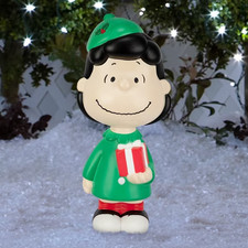 Peanuts Lucy Christmas Blow Mold 22