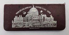 1893 antique WORLD'S COLUMBIAN EXPO pocket speller alexandria va P. J. DEMPSEY picture