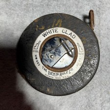 VTG Lufkin 50' White Clad Steel Tape Measure HW223 picture