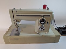 Vintage Sears Kenmore Model 1400 Zig Zag Sewing Machine w/ Case Manual Foot Peda picture