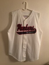 PLUMBERS UNION LOCAL ONE NYC SOFTBALL JERSEY SUPER EXCLUSIVE COLLECTIBLE LOCAL 1 picture