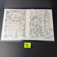 GARBAGE PAIL KIDS R.L. STINE CAMP DAZE ORIGINAL PENCIL ART JEFF ZAPATA 2022 picture