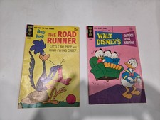 Gold Key Beep Beep The Road Runner & Walt Disney's Comic Lot of 2 picture