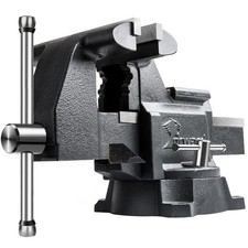 Forward CR40A 4.5 Inch Bench Vise Heavy Duty with Anvil and 210°Swivel Base picture