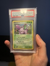 2004 POKEMON EX FIRE RED & LEAF GREEN #71 NIDORAN-REVERSE FOIL PSA 8 picture